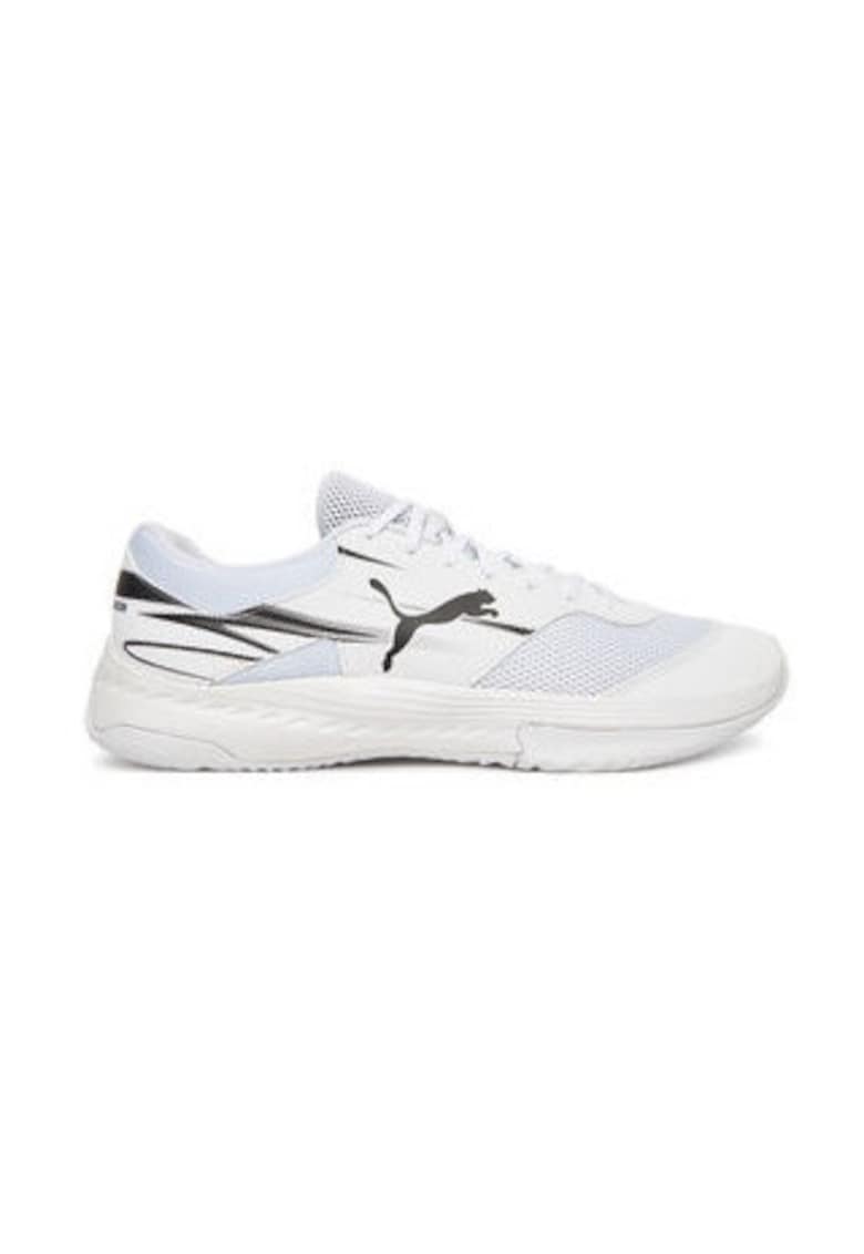 Pantofi sport barbati alb/negru - material textil