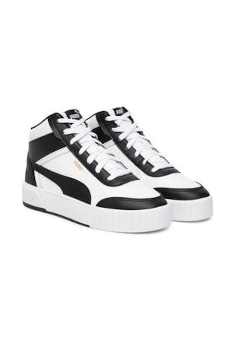 Tenisi dama 305146465 -  Alb/Negru - Piele ecologica