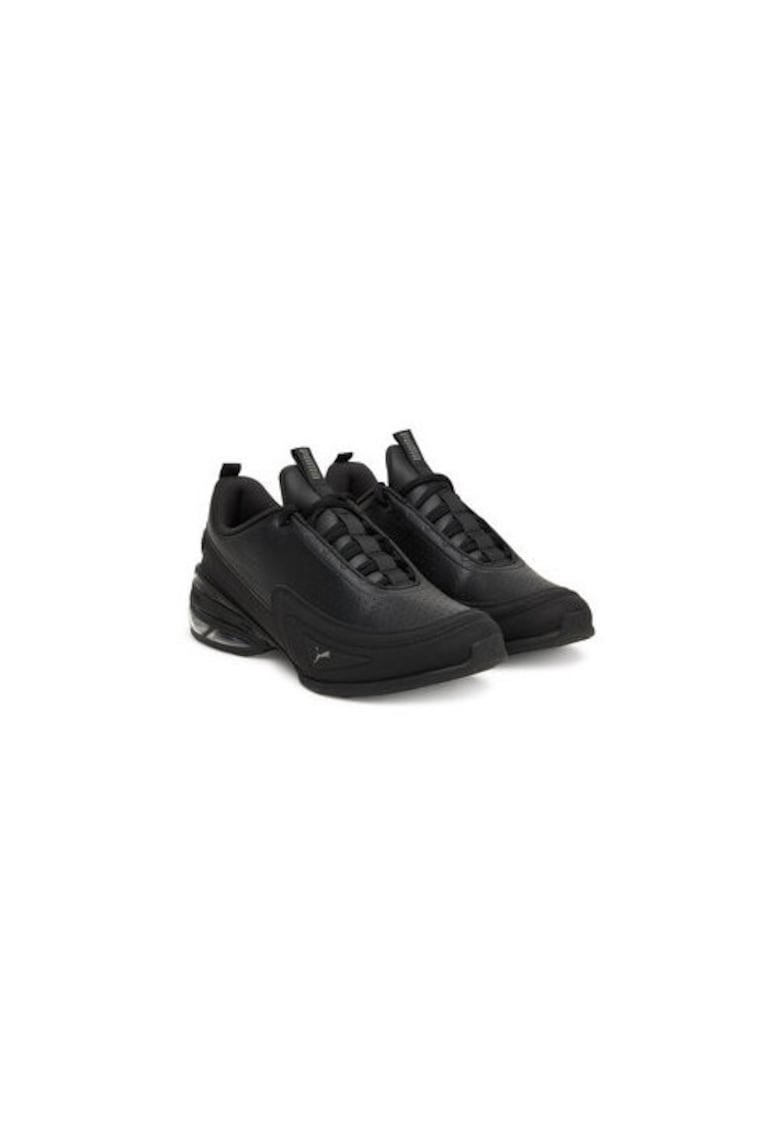 Pantofi sport pentru barbati - 305154279 - piele ecologica - negru -