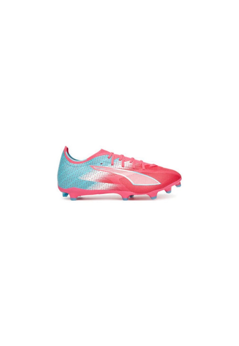Pantofi de fotbal barbati - material sintetic - albastru/roz