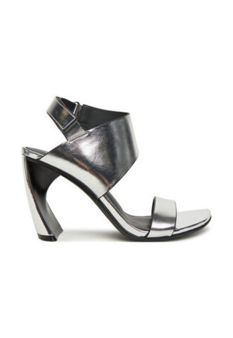 Sandale dama - 304945328 - piele naturala - argintiu -