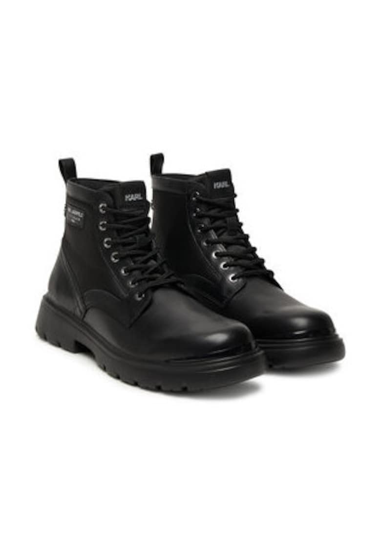 Ghete barbati - piele - Negru