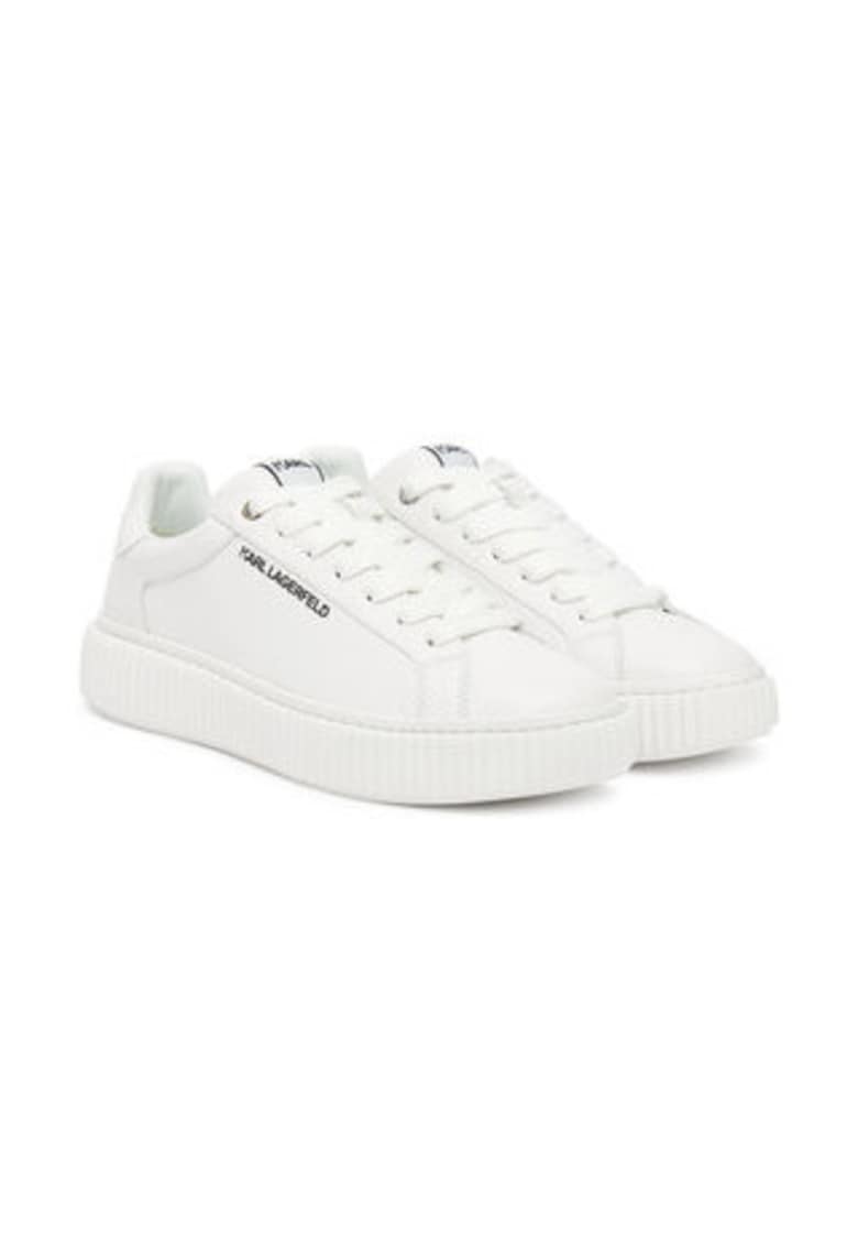 Tenisi barbati -  piele naturala - alb -