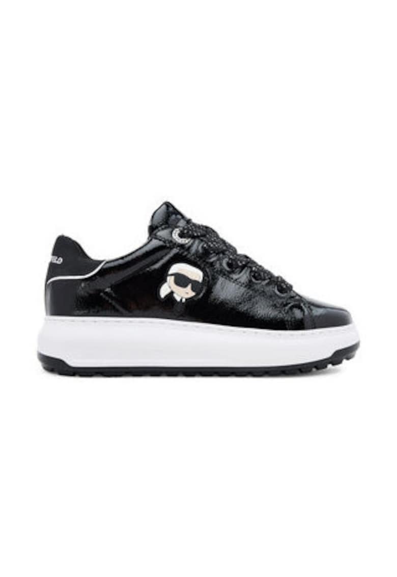 Tenisi dama 305614100 - Piele naturala - Negru/Alb