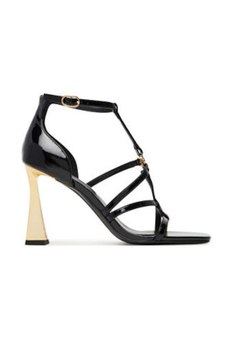 Sandale 305617354 - piele naturala - negru - Negru