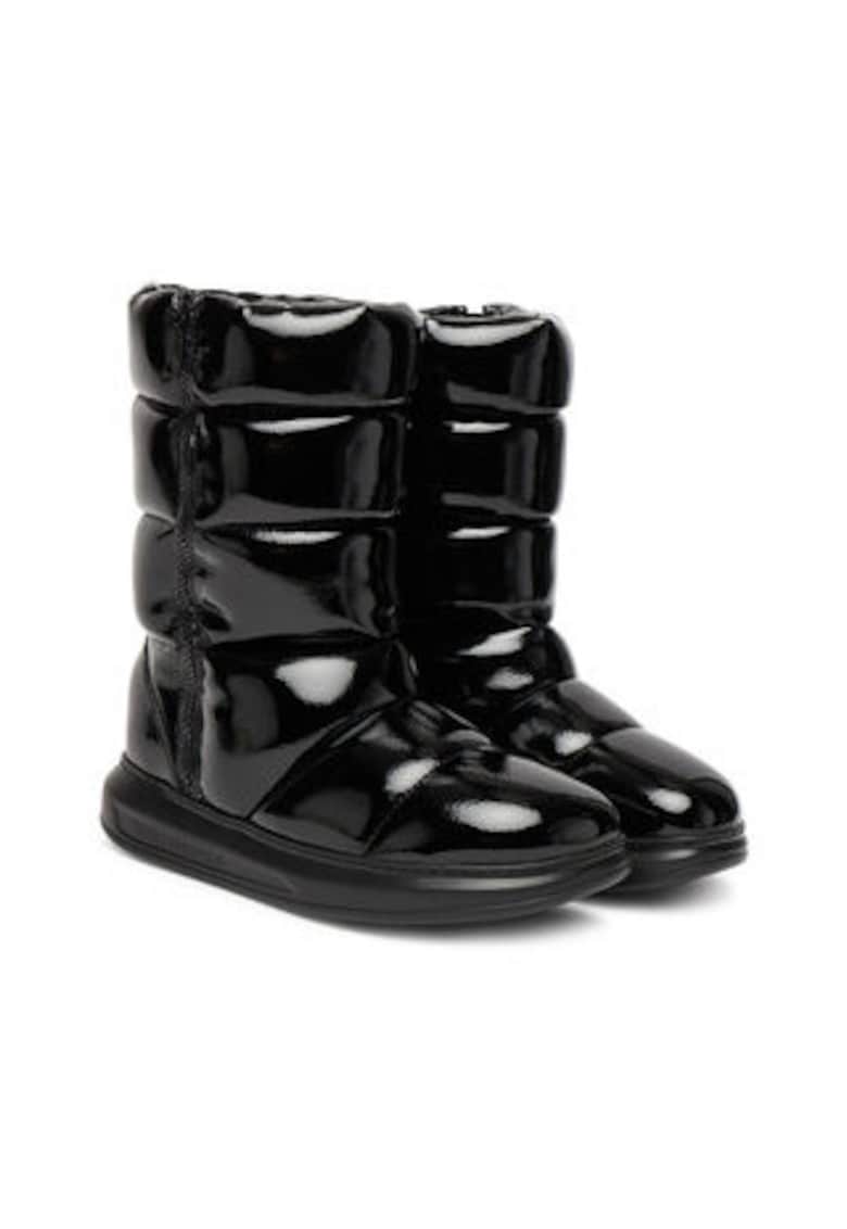 Ghete de zapada pentru femei -  305617095 - piele ecologica - negru -