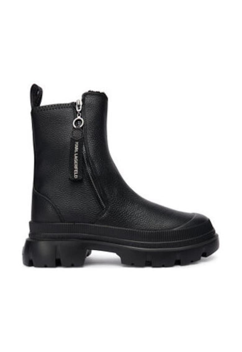 Botine dama 305617088 - Piele naturala - Negru -