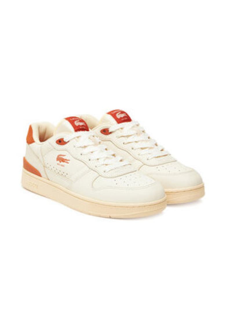 Tenisi barbatesti -  piele naturala - crem