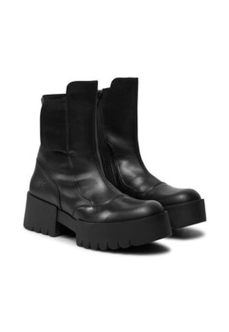 Ghete de dama pana la glezna -  304465710 - piele naturala - negru -