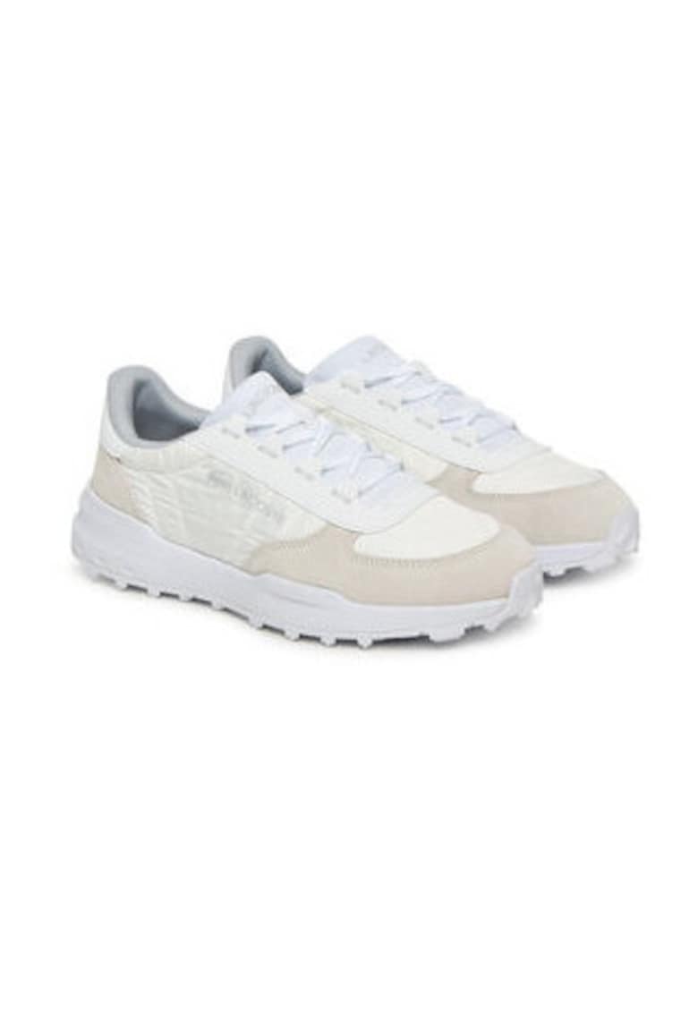 Pantofi sport pentru barbati - 305650146 - piele naturala - alb - Alb