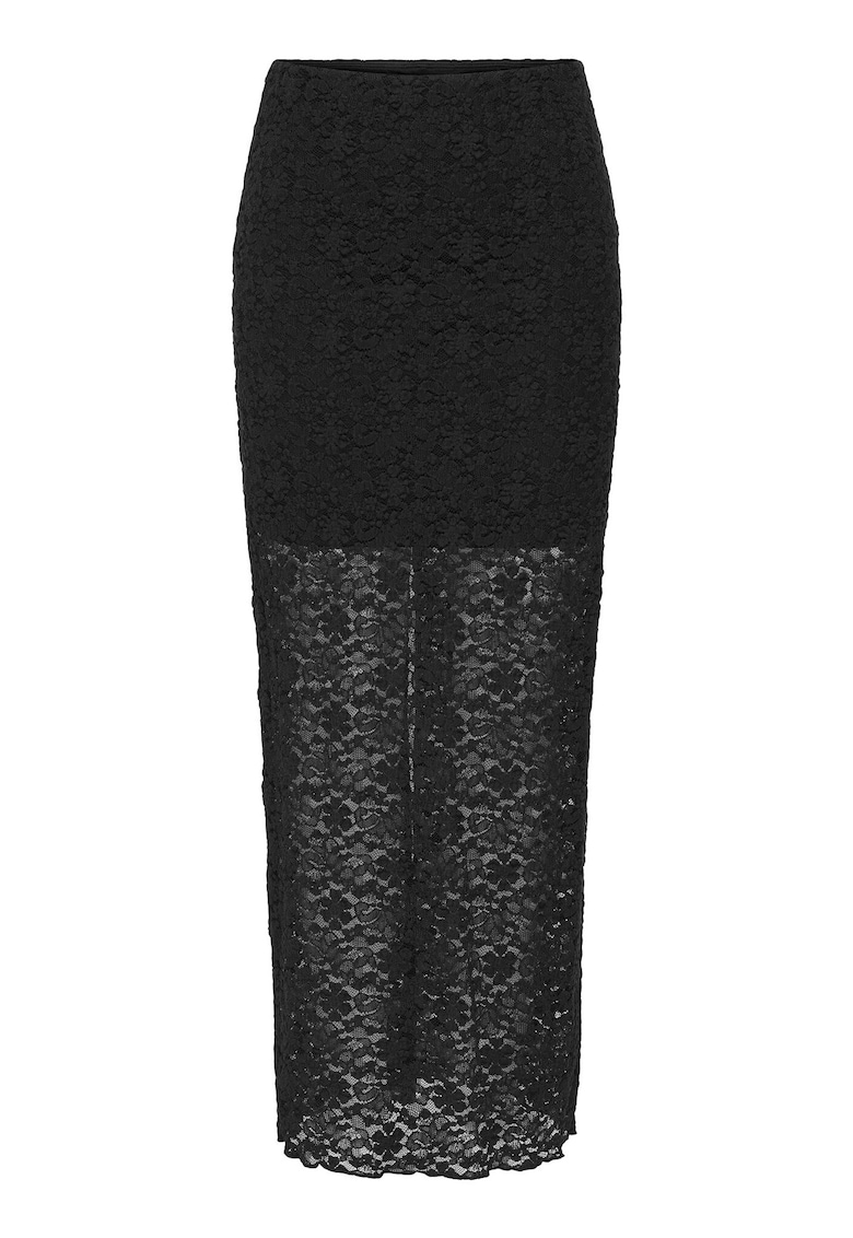 Fusta creion Dama - neagra - 60% nailon - 38% bumbac - 2% elastan - Negru