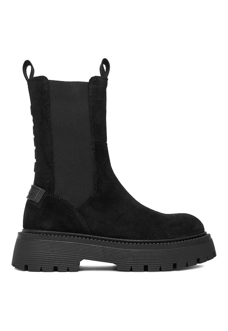Ghete Chelsea pentru femei - G Star Raw - 5906751314715 - piele naturala - negru -