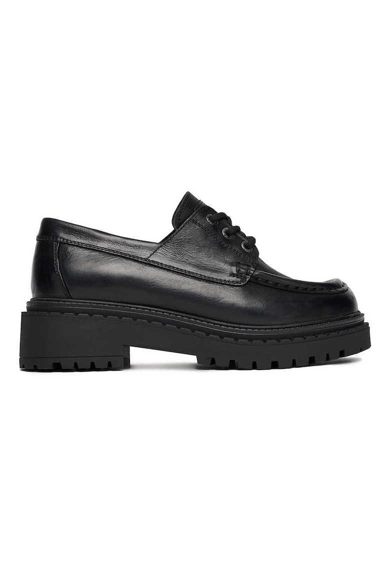 Pantofi dama - piele naturala - negru - design clasic