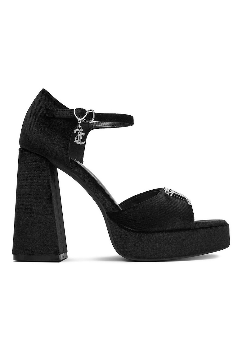 Sandale dama - toc bloc - negru - Negru