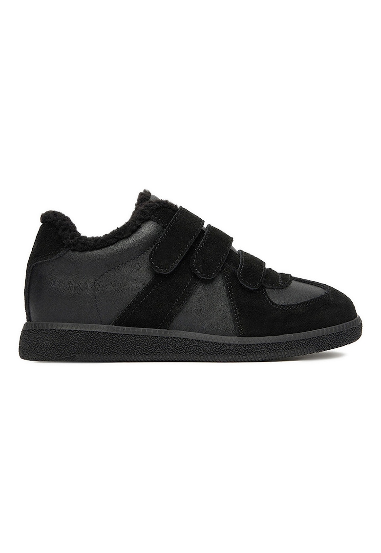 Tenisi dama 5906751434543 - Piele naturala - Negru