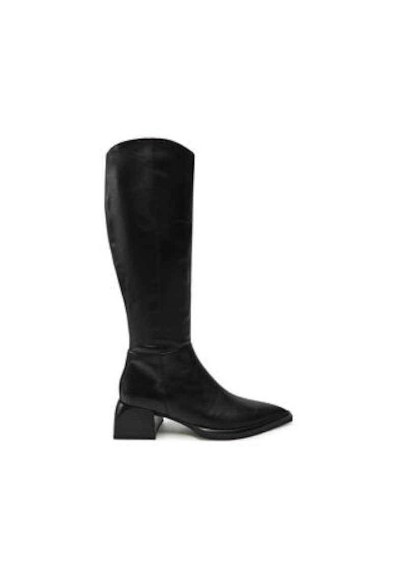 Ghete de dama - 304624834 - piele naturala - negru - Ghete de dama - 304624834 - piele naturala - negru -