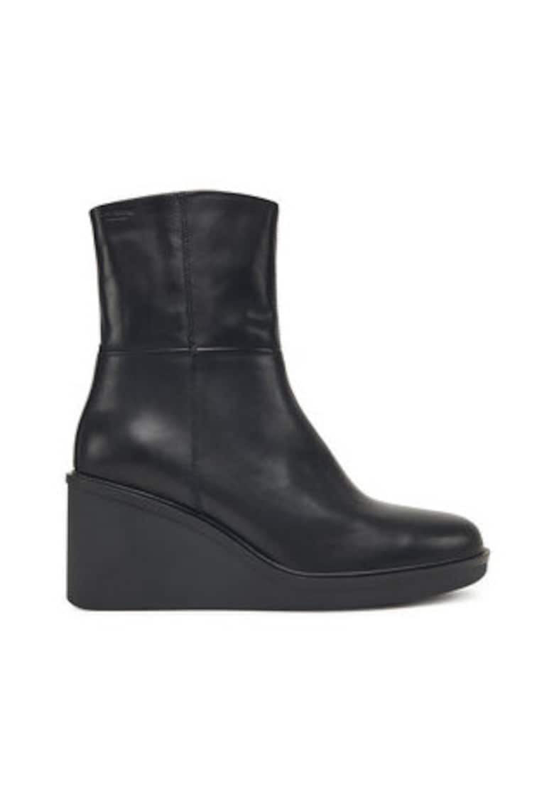 Botine dama pana la glezna - 305573476 - piele naturala - negru - Botine dama pana la glezna - 305573476 - piele naturala - negru -