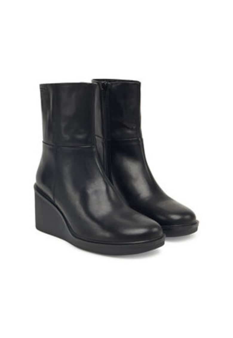 Botine dama pana la glezna - 305573476 - piele naturala