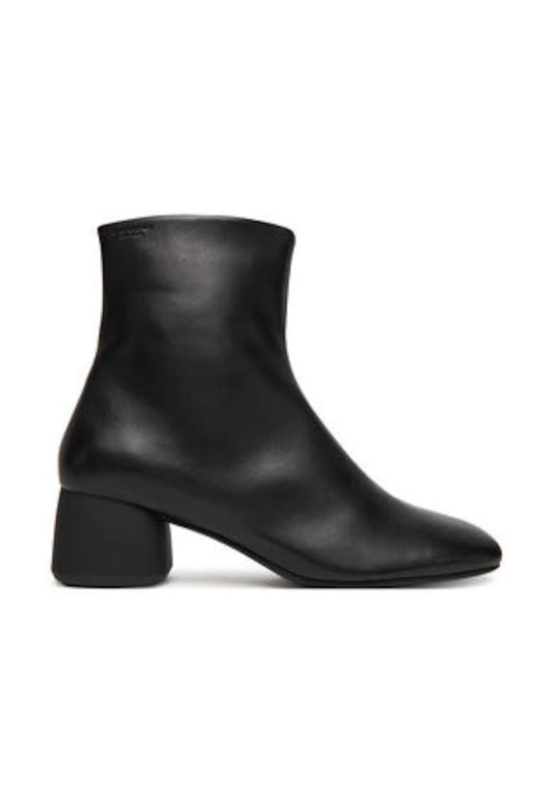 dama pana la glezna - 305573735 - piele naturala - Negru