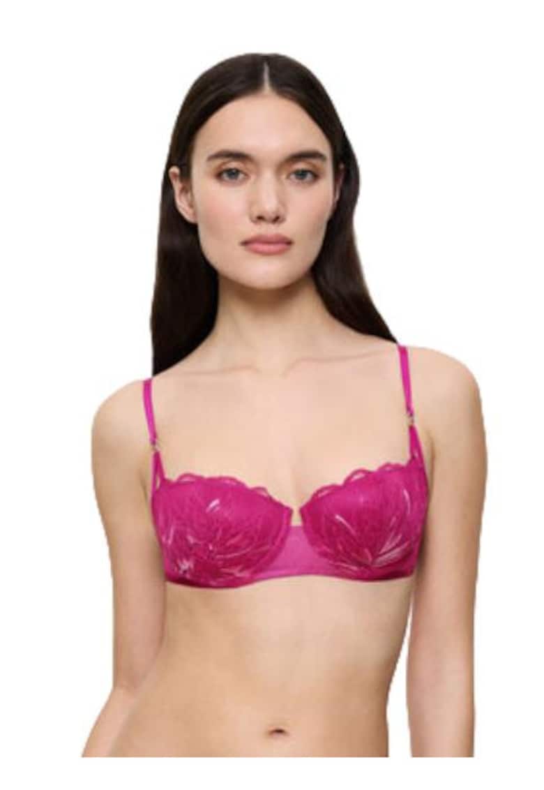Sutien balconette 304902451 - roz - material sintetic -