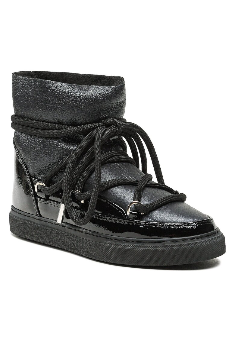 Ghete de zapada pentru femei - 303117146 - piele naturala - negru