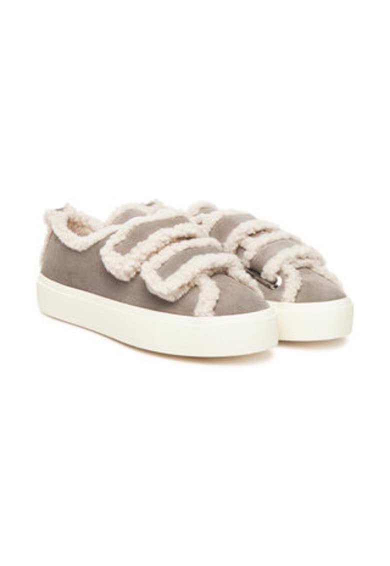 Inuikii Pantofi dama 305626639 - Piele naturala - Gri