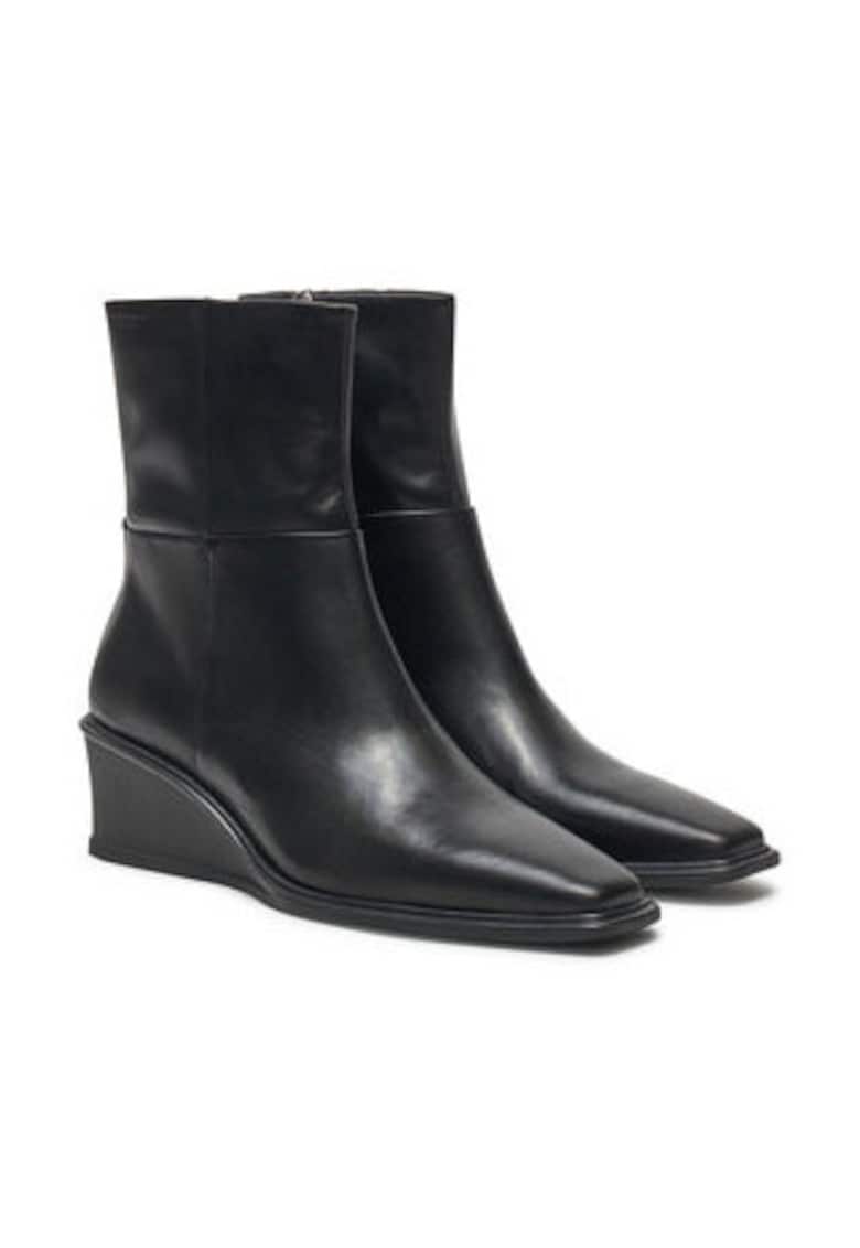 Ghete de dama pana la glezna -  304622762 - piele naturala - negru -