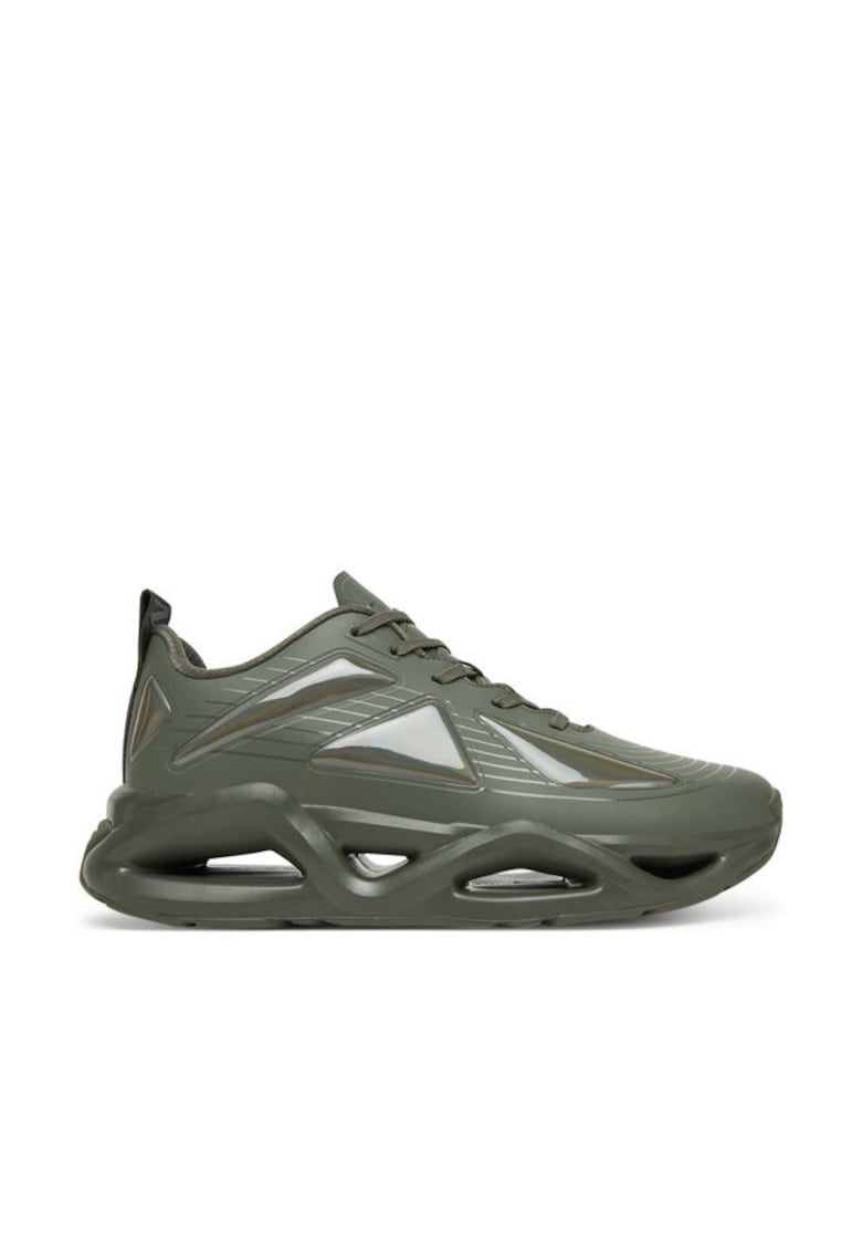 Tenisi barbati - Emporio Armani piele ecologica - verde