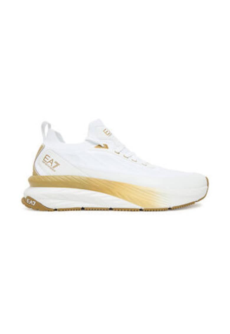 Tenisi barbati - Emporio Armani  alb/auriu - textil