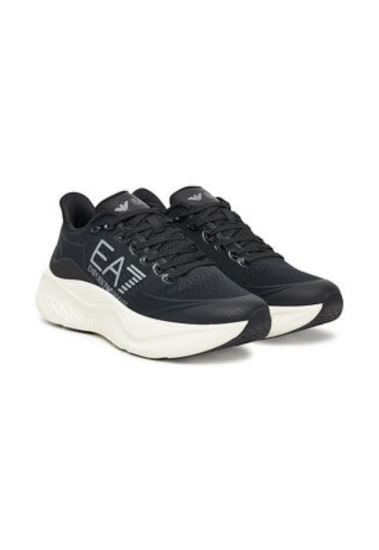 Tenisi barbati - Emporio Armani  textil - negru