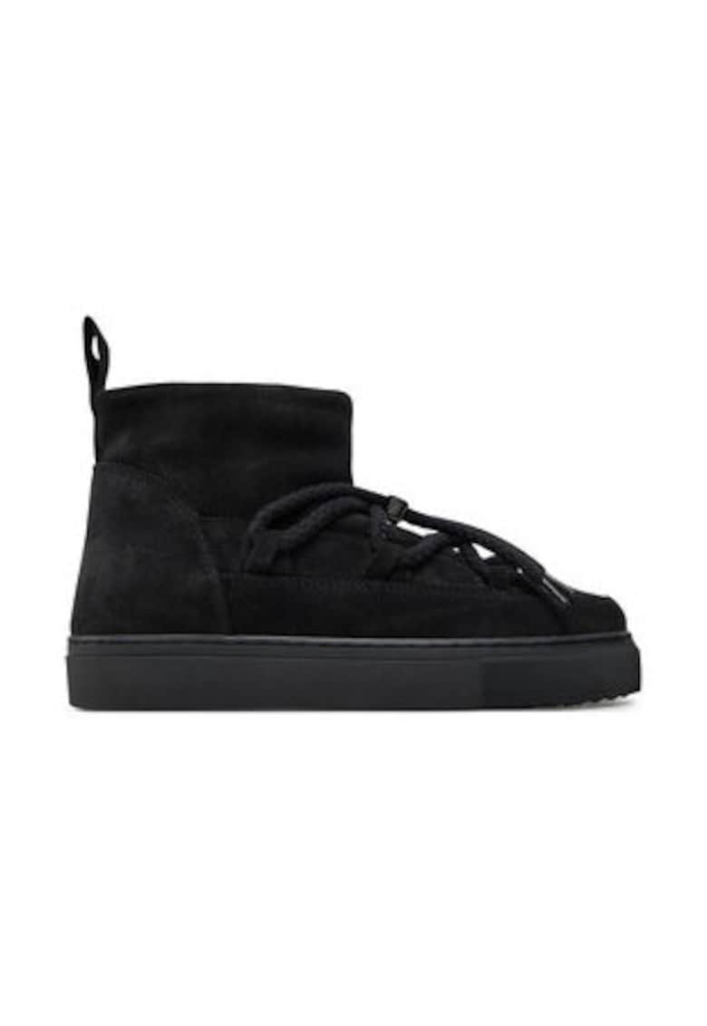 Ghete piele naturala - negru - Negru
