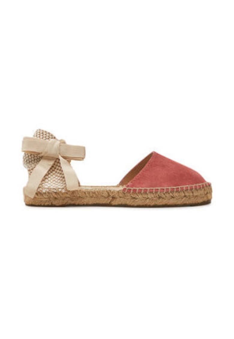 Mocasini dama - piele naturala - rosu - 41 -