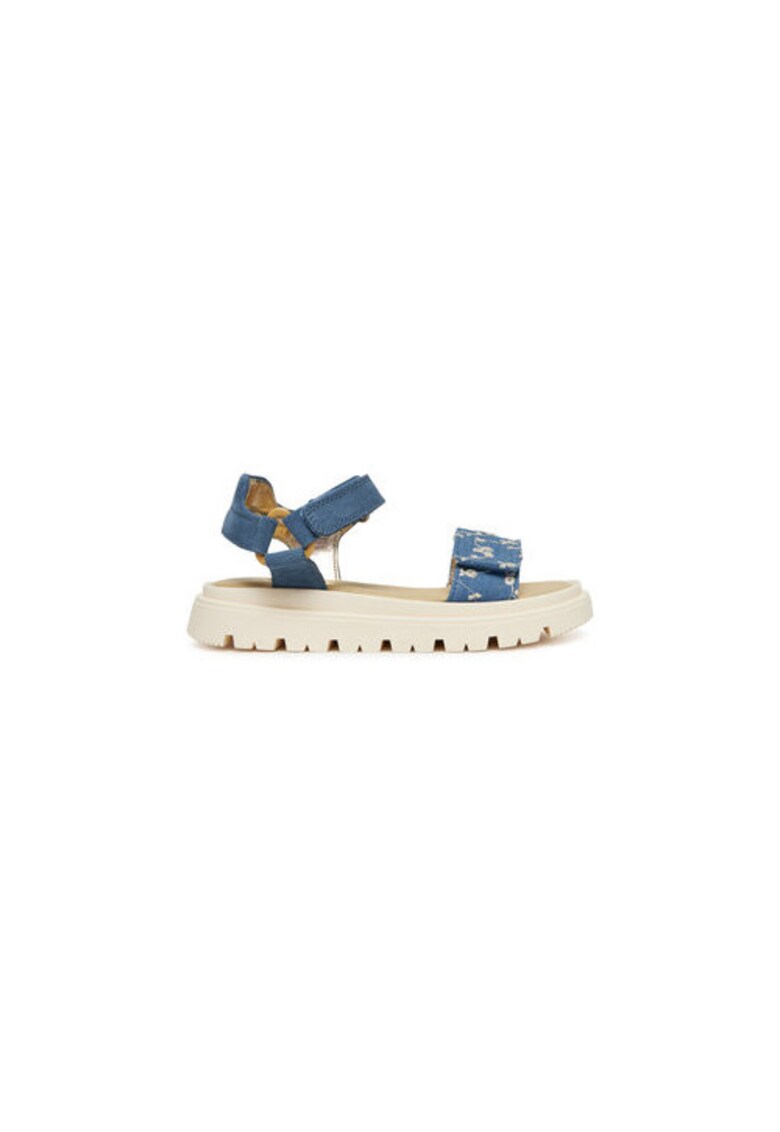 Sandale fete - piele naturala - albastru
