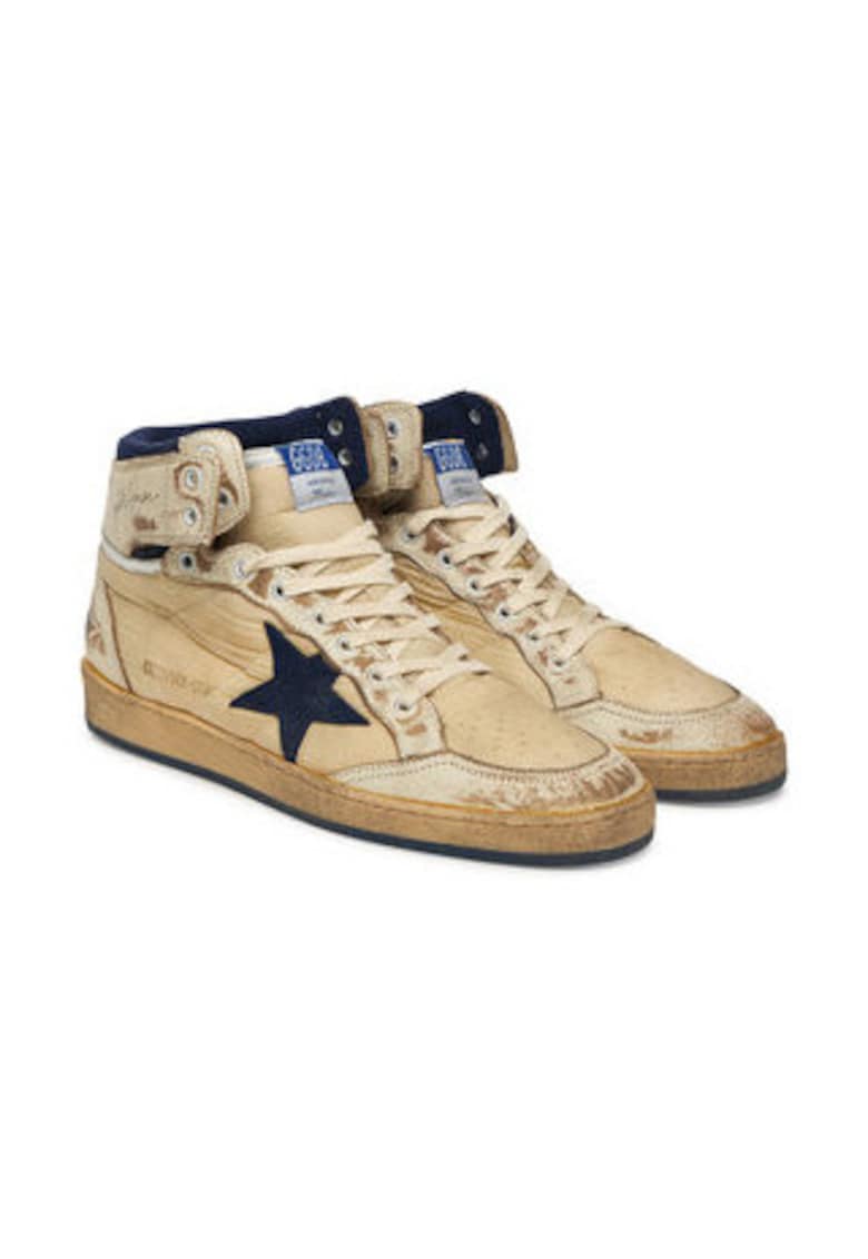 Tenisi barbati - piele naturala - maro