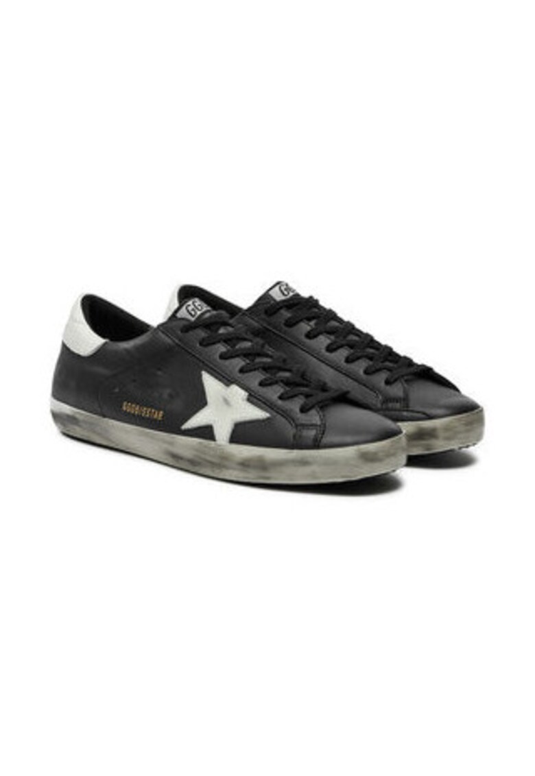 Tenisi barbati - Super-Star Classic With List - piele naturala - negru -