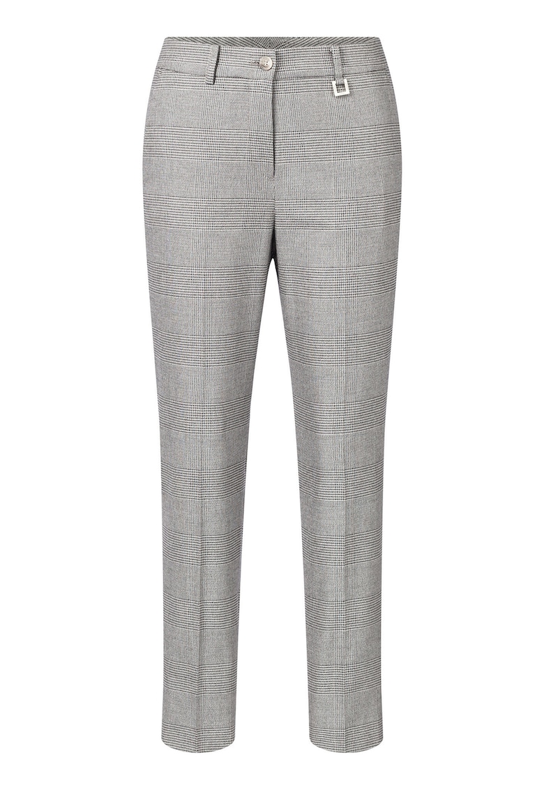 Pantaloni dama - material sintetic - gri -