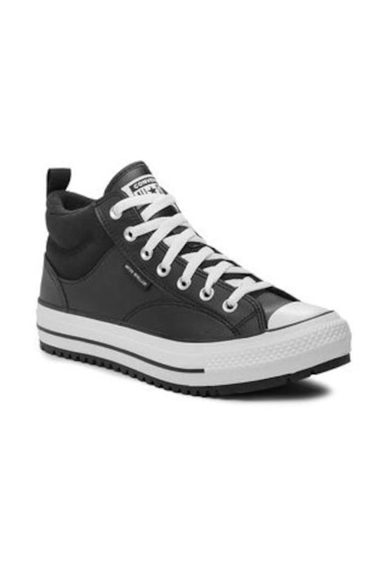 Converse Ghete barbatesti piele ecologica - negru/alb -