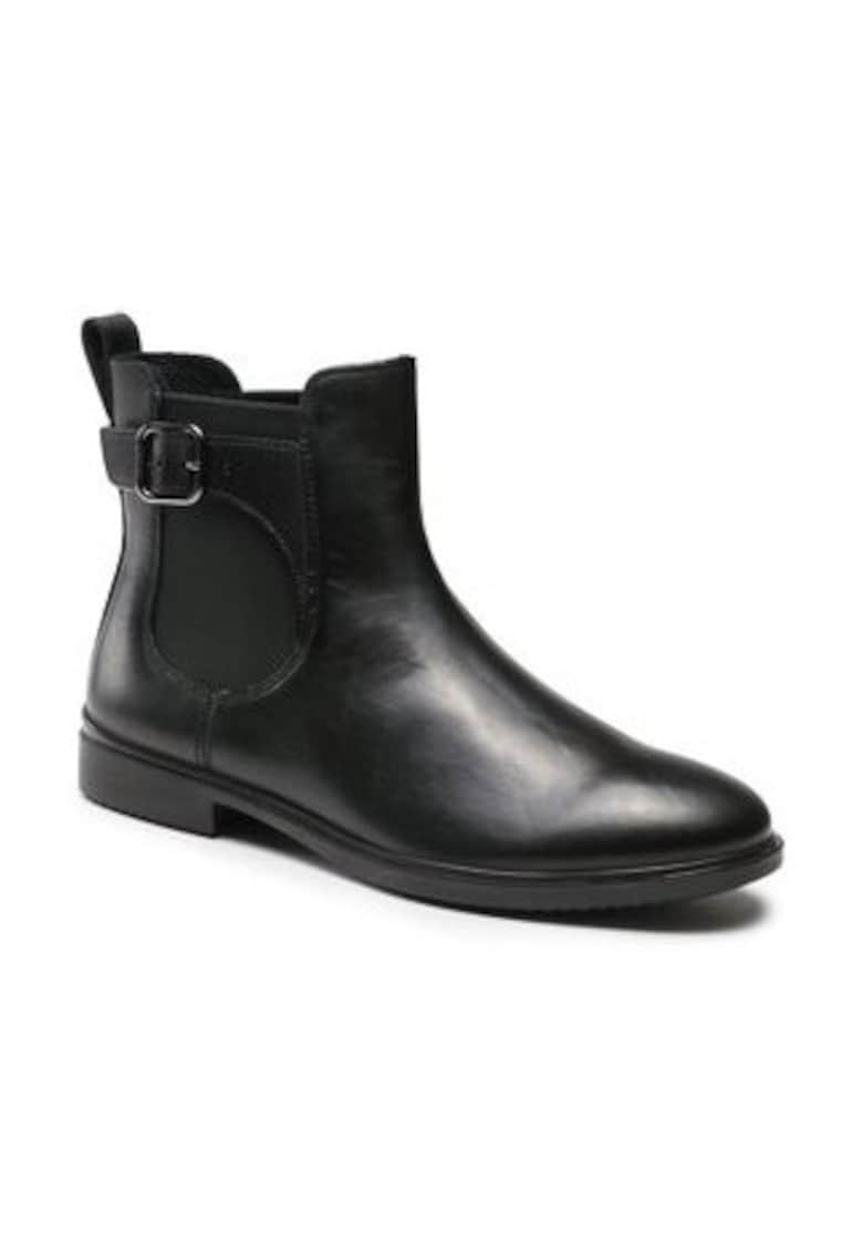 Ghete dama - 303172121 - piele naturala - negru