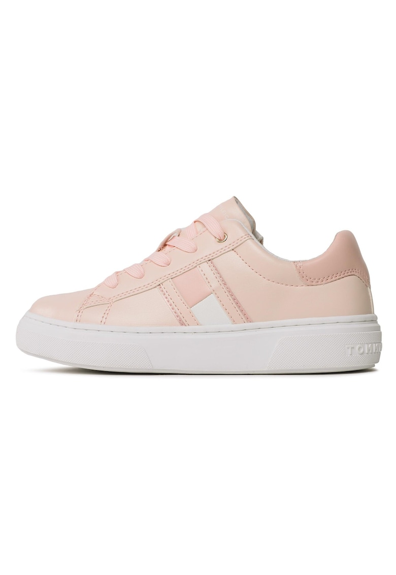 Tenisi pentru fete - piele ecologica - roz