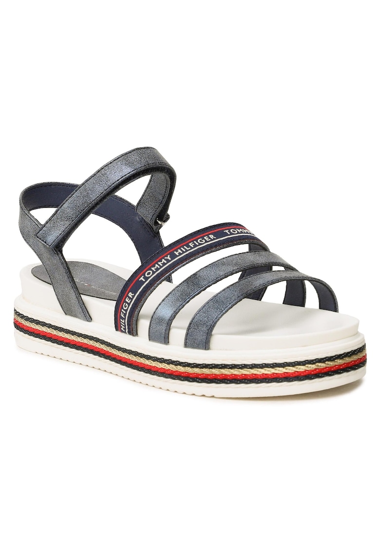 Sandale copii -  piele ecologica - albastru -