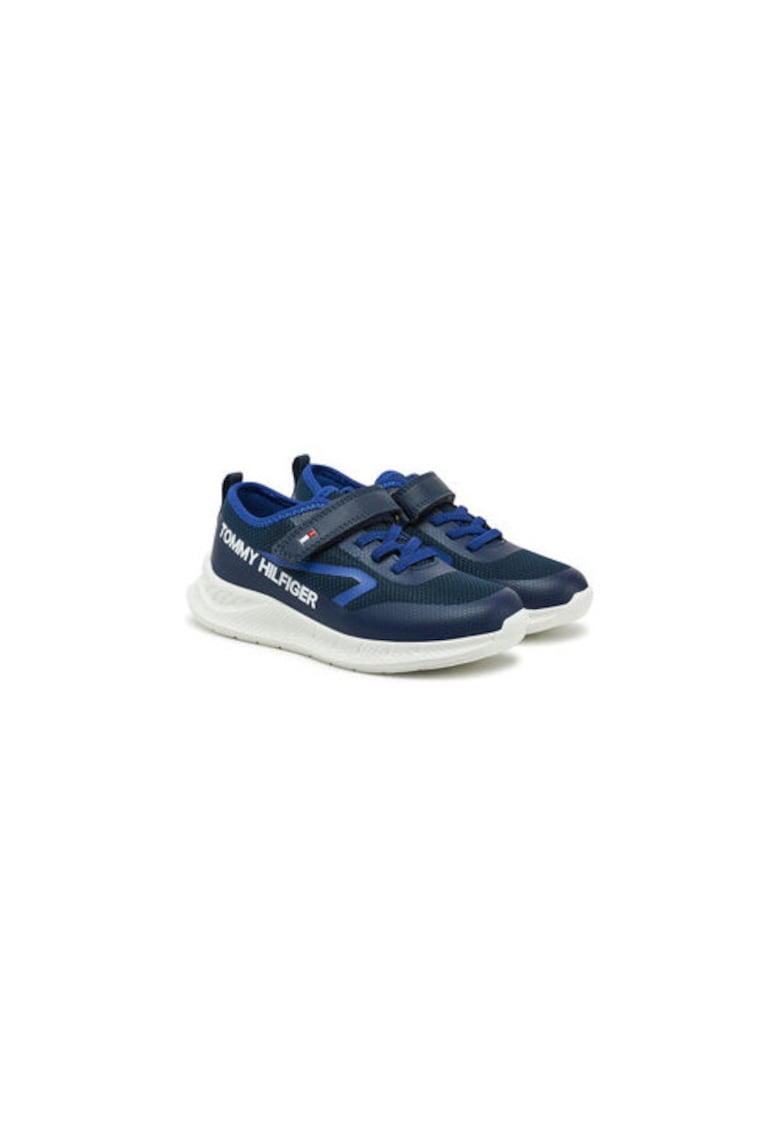 Pantofi sport baieti - material textil - bleumarin