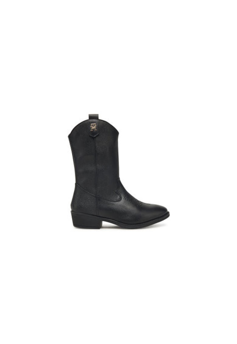 Ghete cowboy pentru fete - - Negru