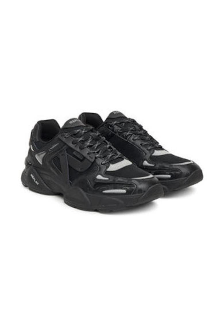 Tenisi barbati -  305642295 - textil - negru