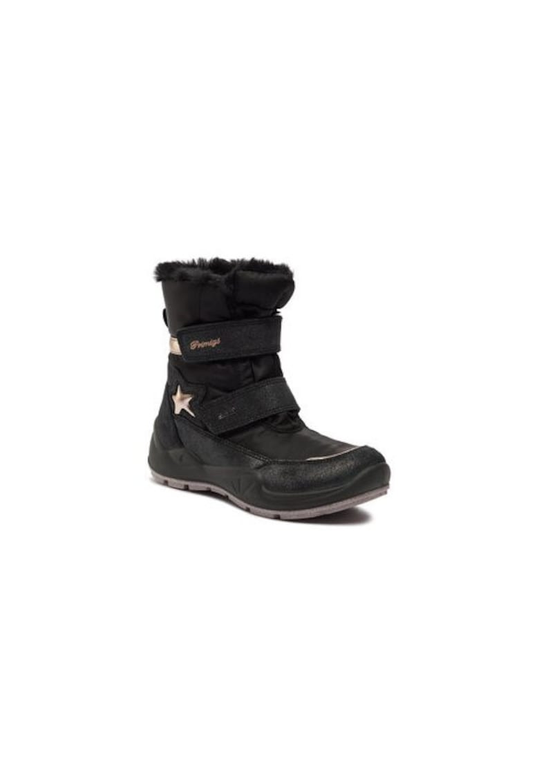 Ghete de zapada pentru fete - 303237073 - textil - negru