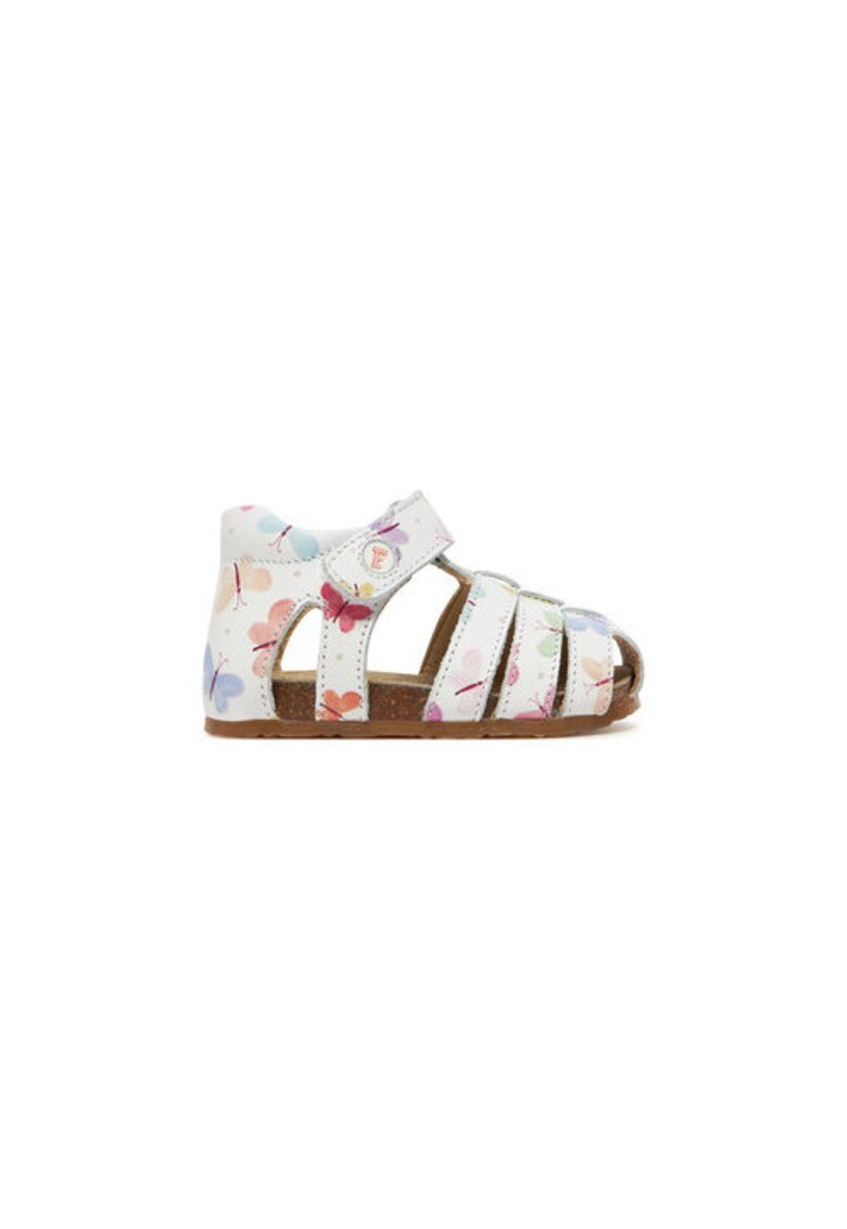 Sandale fete - piele naturala - multicolor - Multicolor