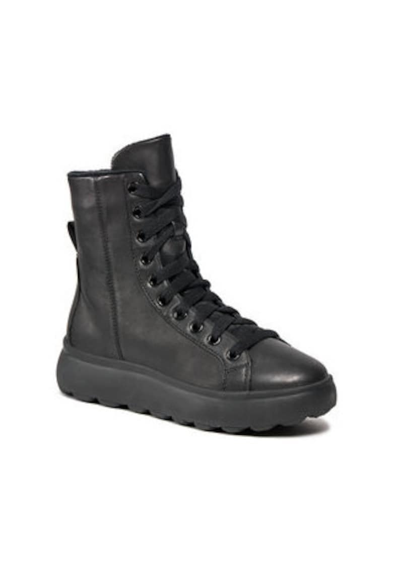 Ghete dama 302893560 - Piele intoarsa - Negru -