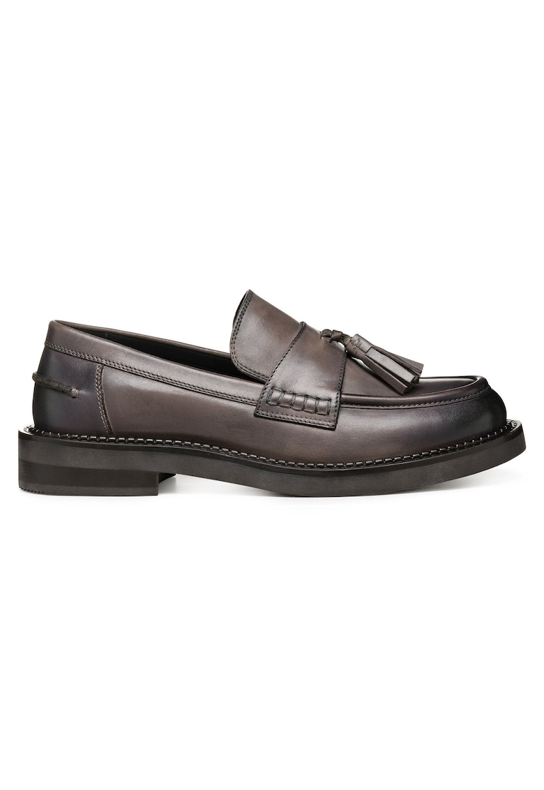 Mocasini de dama - 305274427 - piele naturala - Maro