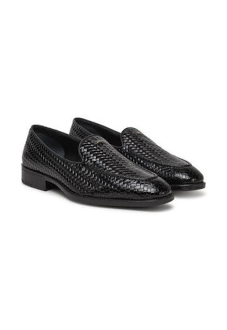 Mocasini barbati - piele naturala - negru