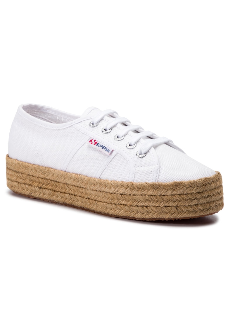 Espadrile pentru femei - 201085660 - material textil - alb -