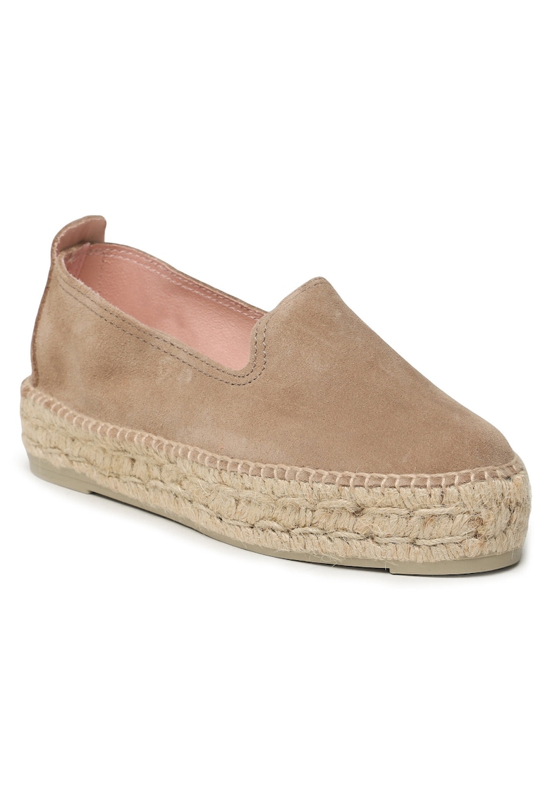 Mocasini dama - piele naturala - bej - confortabili -
